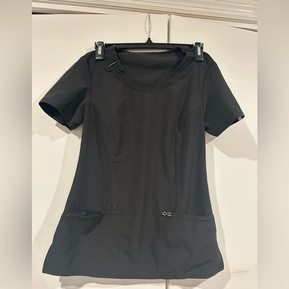 Scrub Top Black